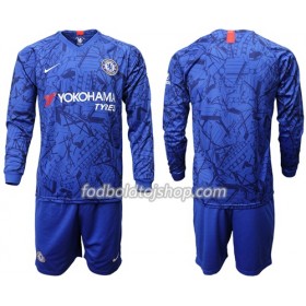 Chelsea Børn Hjemme Fodboldsæt 2019-20 L/S (+ Korte bukser)